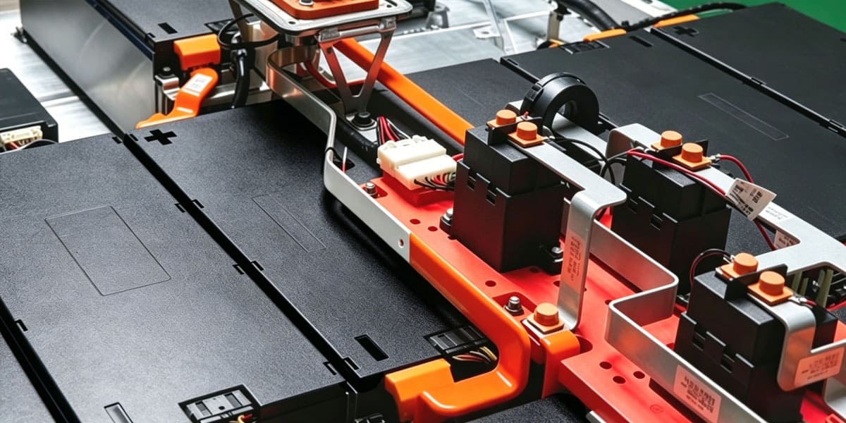 Copper Busbar for Battery Packs with Powder-Coated Insulation