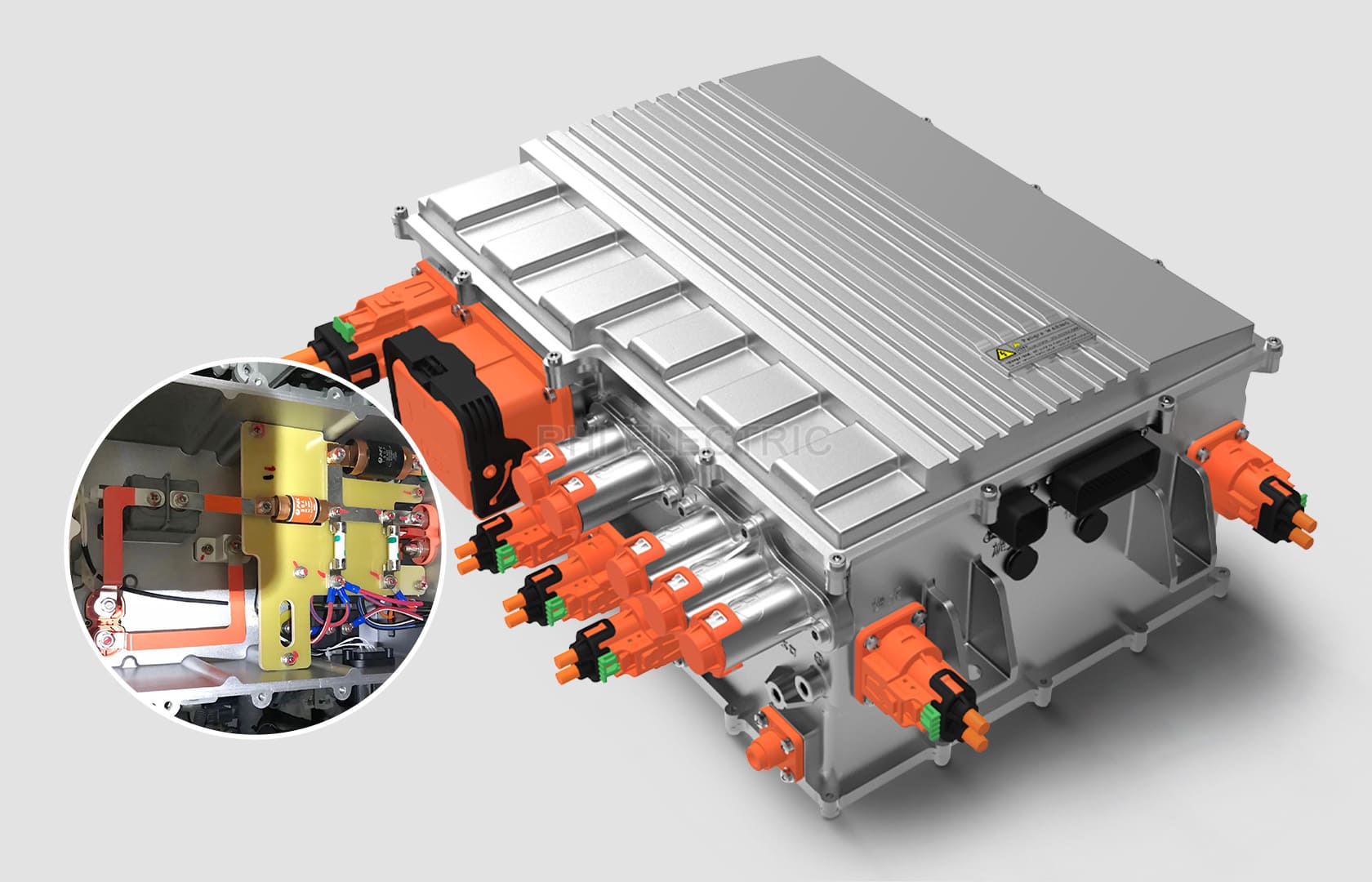 Aluminium Busbars with Heat-Shrink Insulation for EV Power Systems